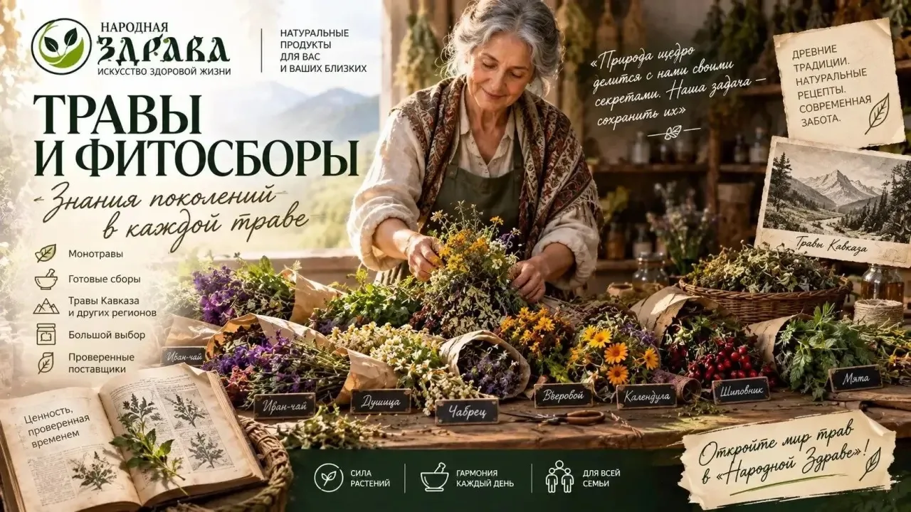 Ромашка, чабрец, душица — знакомые с детства.
