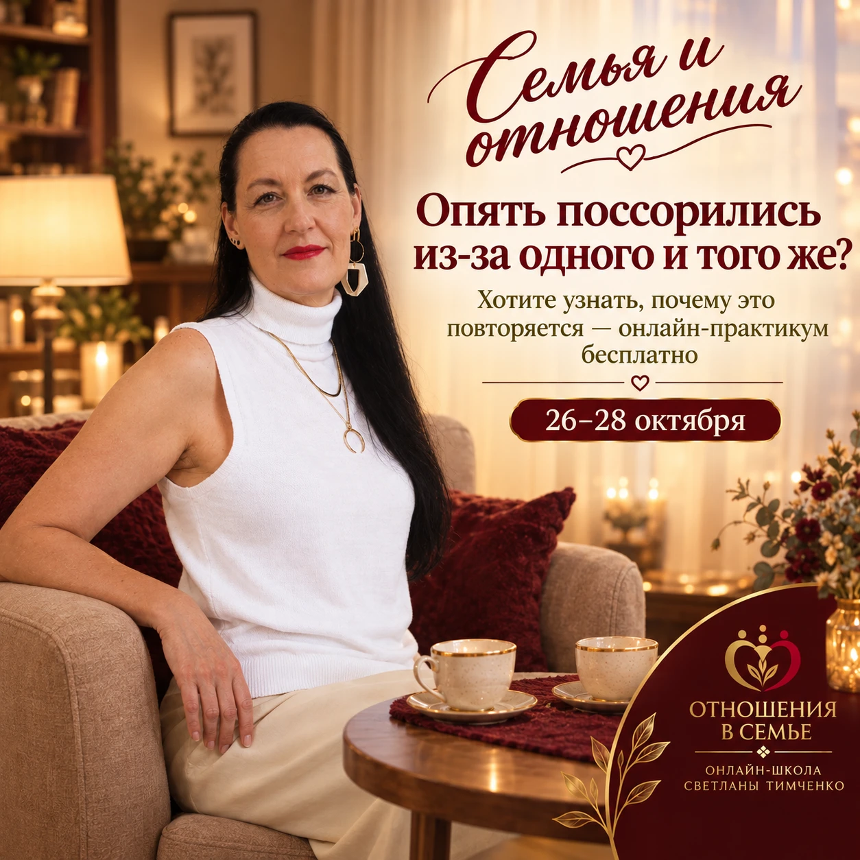 1. Бесплатный онлайн-практикум «Семья и отношения»