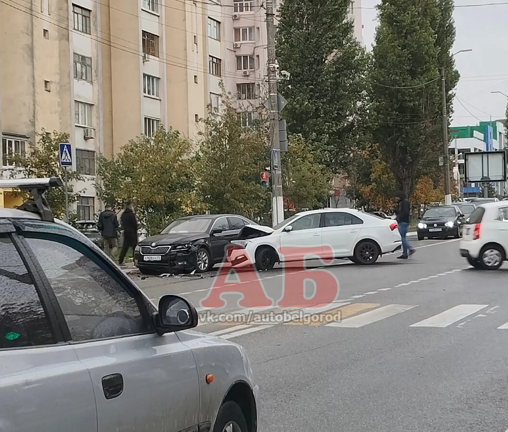 ДТП на пересечении Губкина и Шаландина