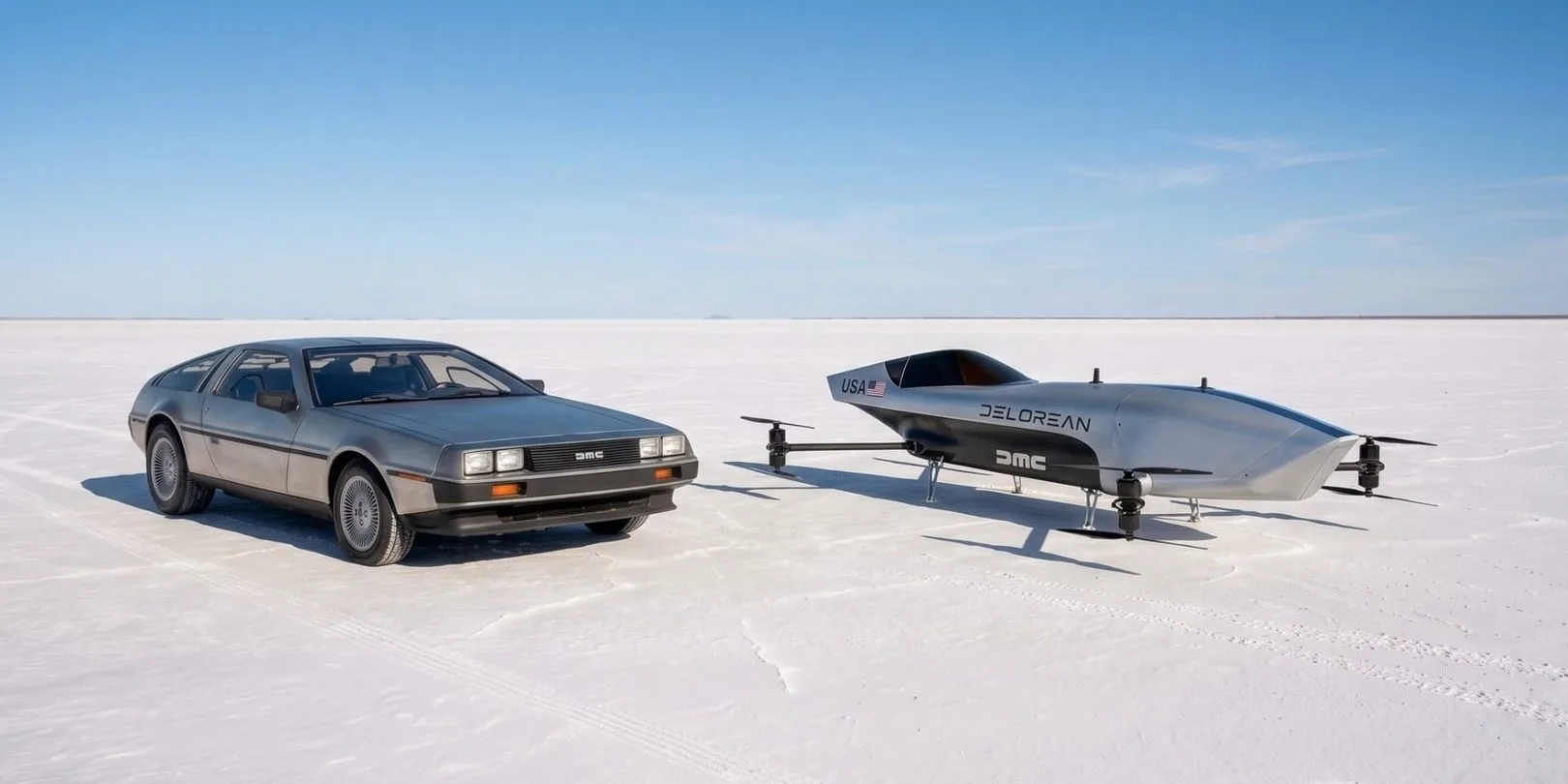 Почему летающий DeLorean обгонит Tesla только в пиаре