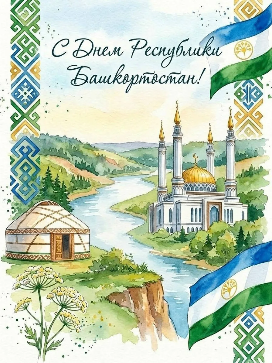 11 октября особый праздник — День Республики Башкортостан💚