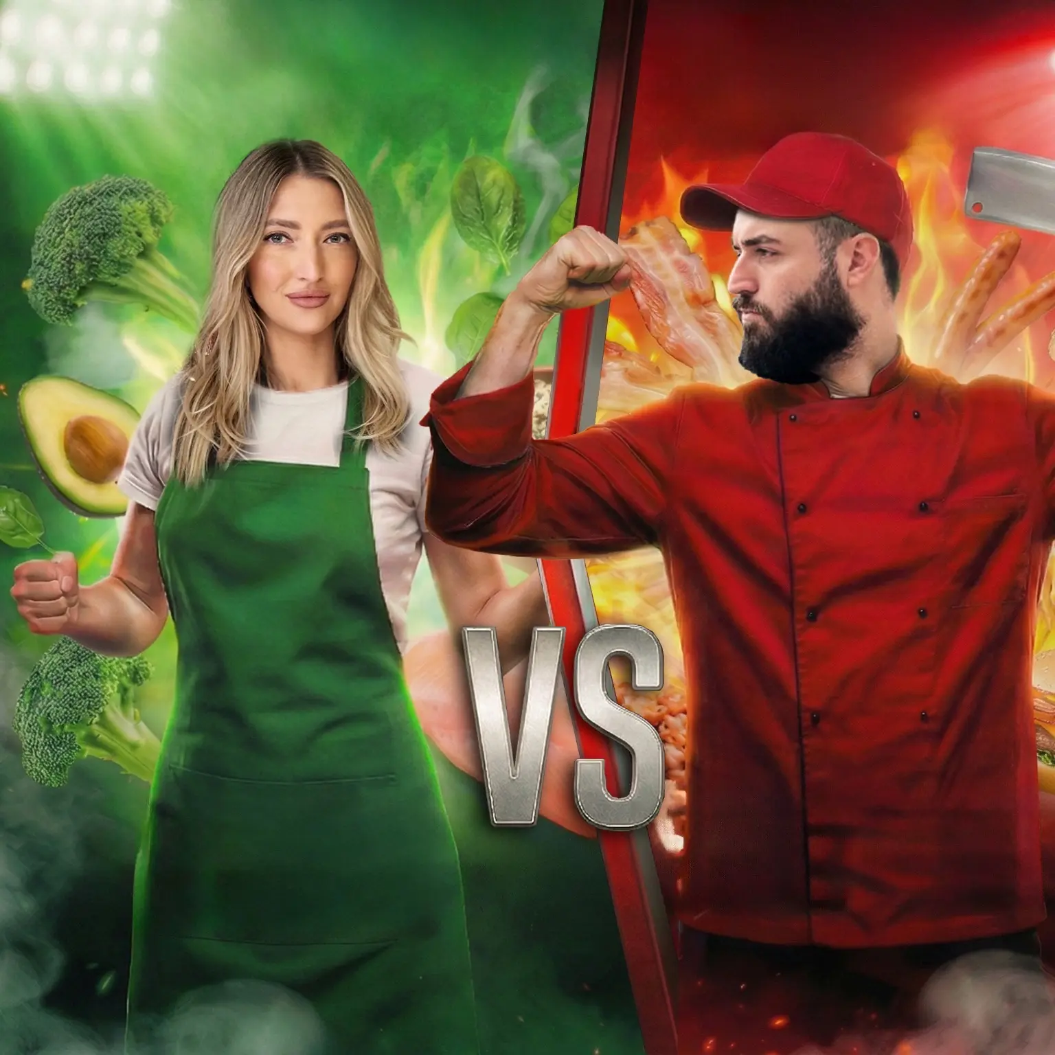 Брокколи vs Бекон