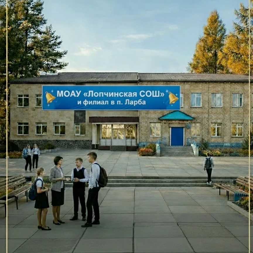 МОАУ "Лопчинская СОШ" и филиал в п.Ларба