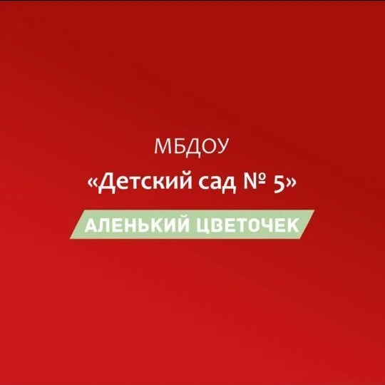 МБДОУ N5 "Аленький цветочек "