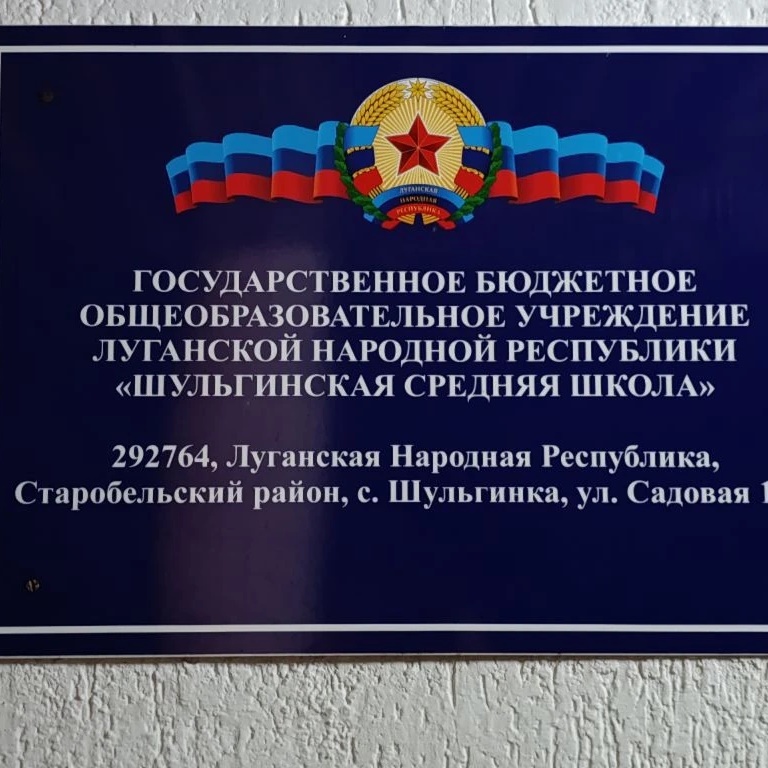 Канал ГБОУ ЛНР "Шульгинская СШ"