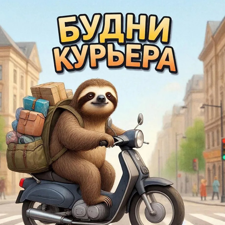 Будни курьера Ленивца 🦥