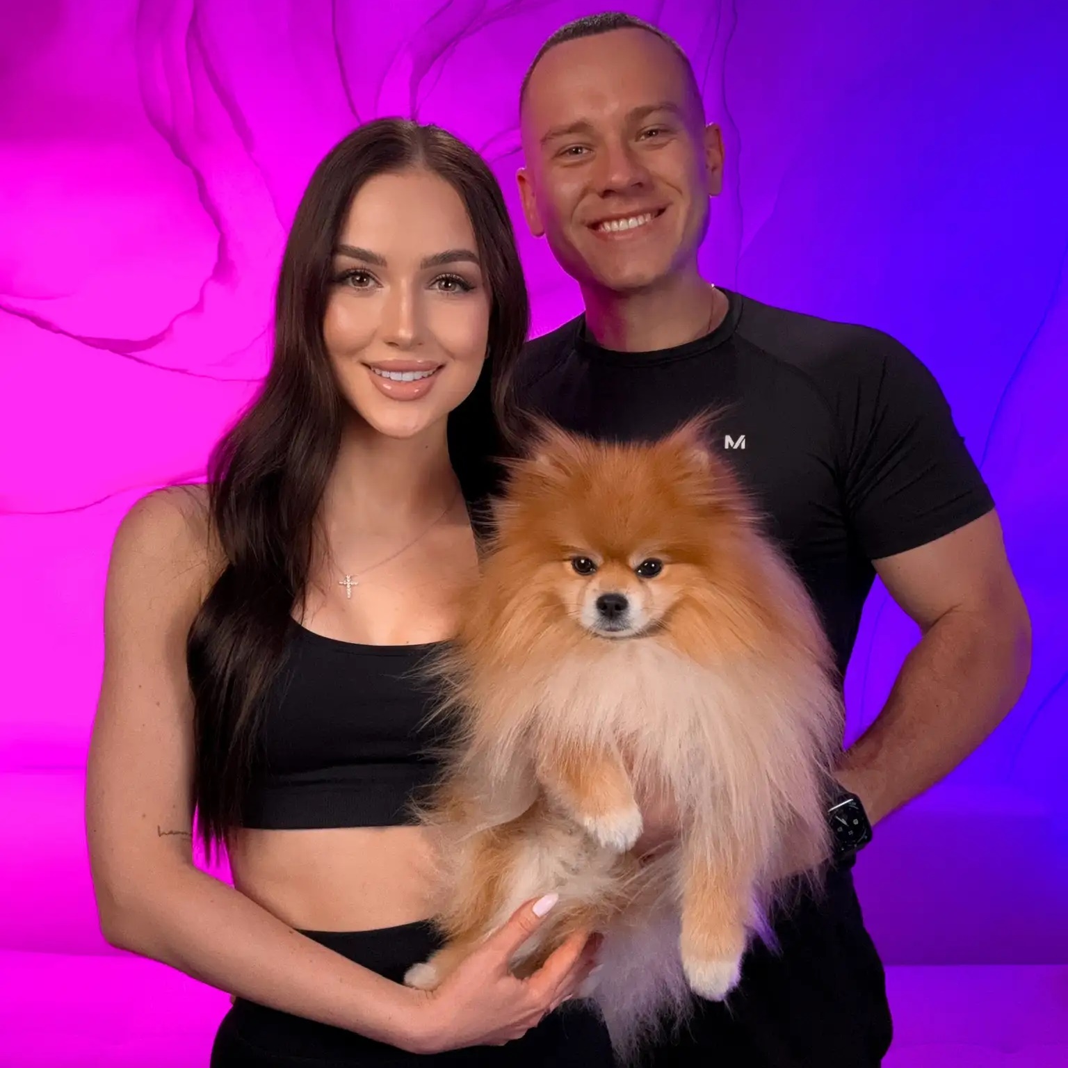 Логотип канала Любава и Алёша Фитнес-семья