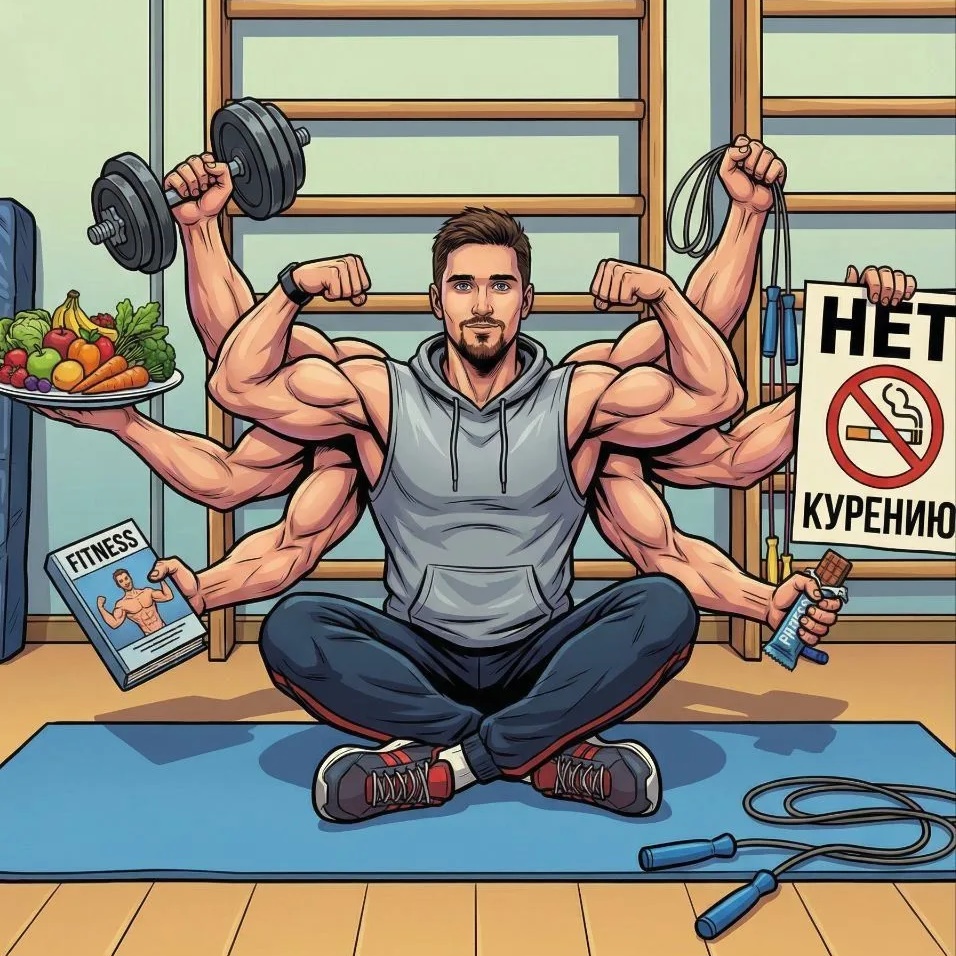 Бро на ЗОЖе 😎