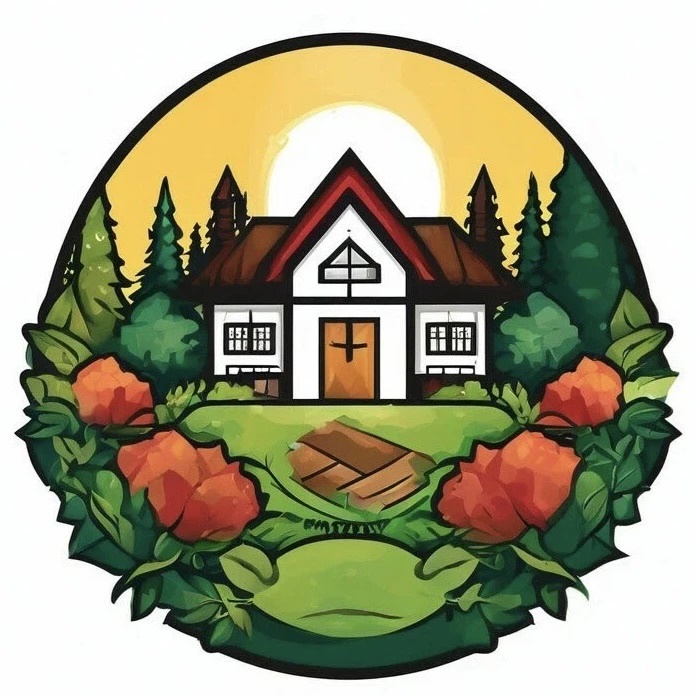 Логотип канала Дом. Дача. Ремонт. Огород. Проекты домов Дизайн интерьера. Уют в доме. Декор. Ремонт Планировка дом проект красота кухня зал ванная комната двери потолок лестница каркасный диван мебель свет Студия