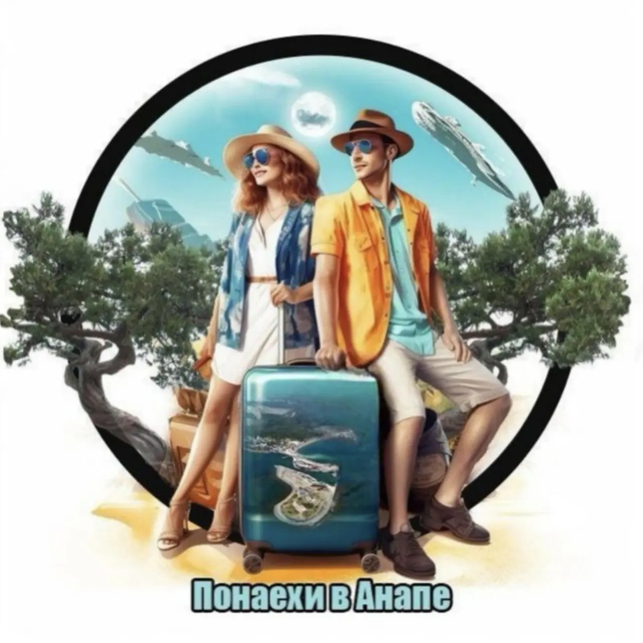 Логотип канала Понаехи в Анапе