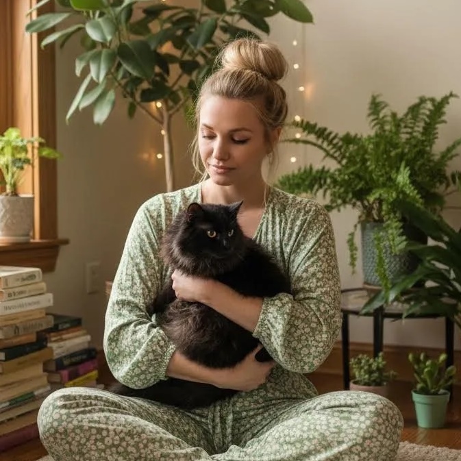 Горшочки на подоконниках