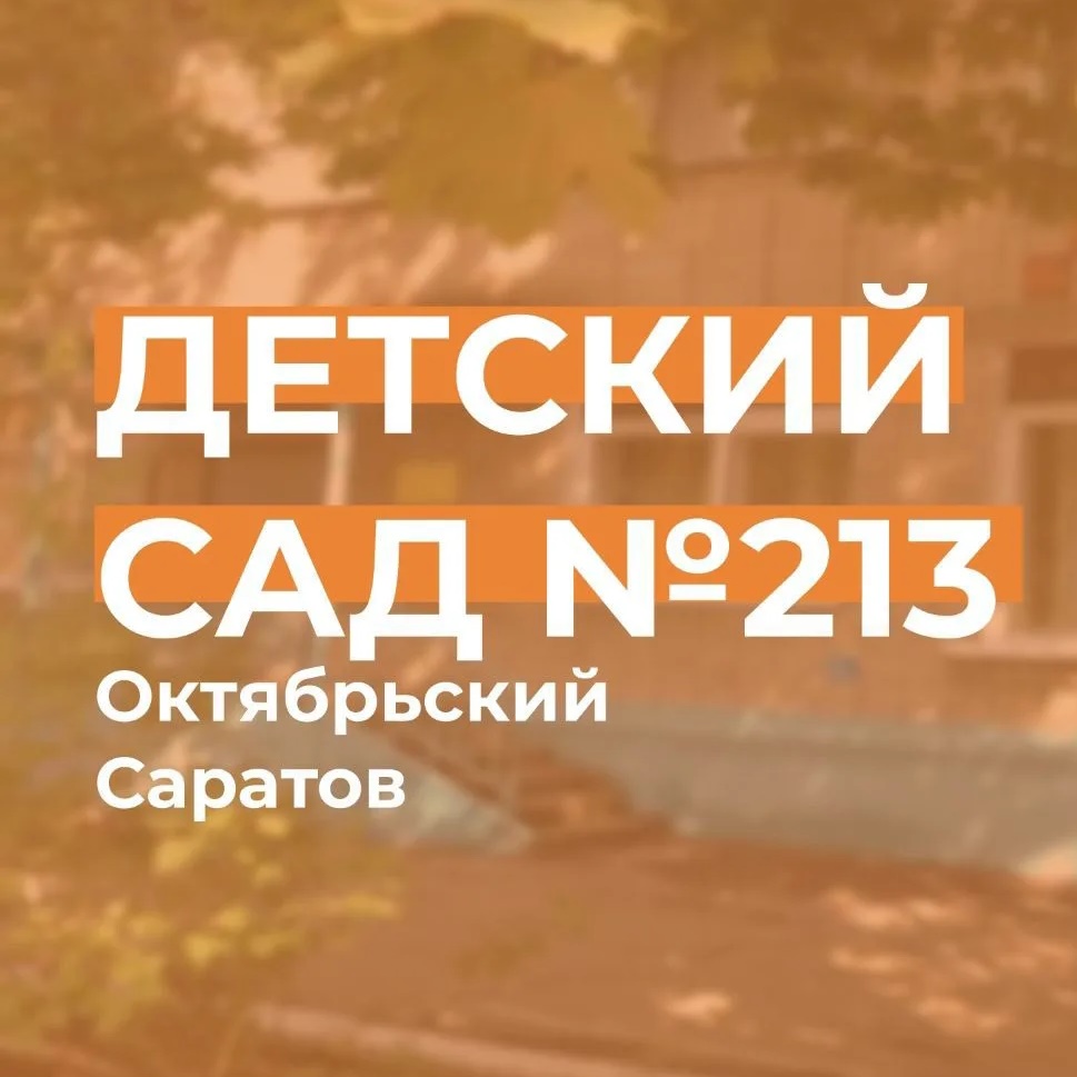 МДОУ "Детский сад № 213"