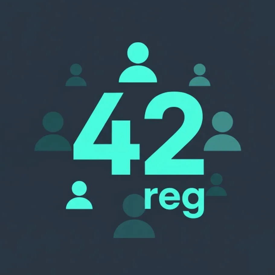 42REG Сколько нас?