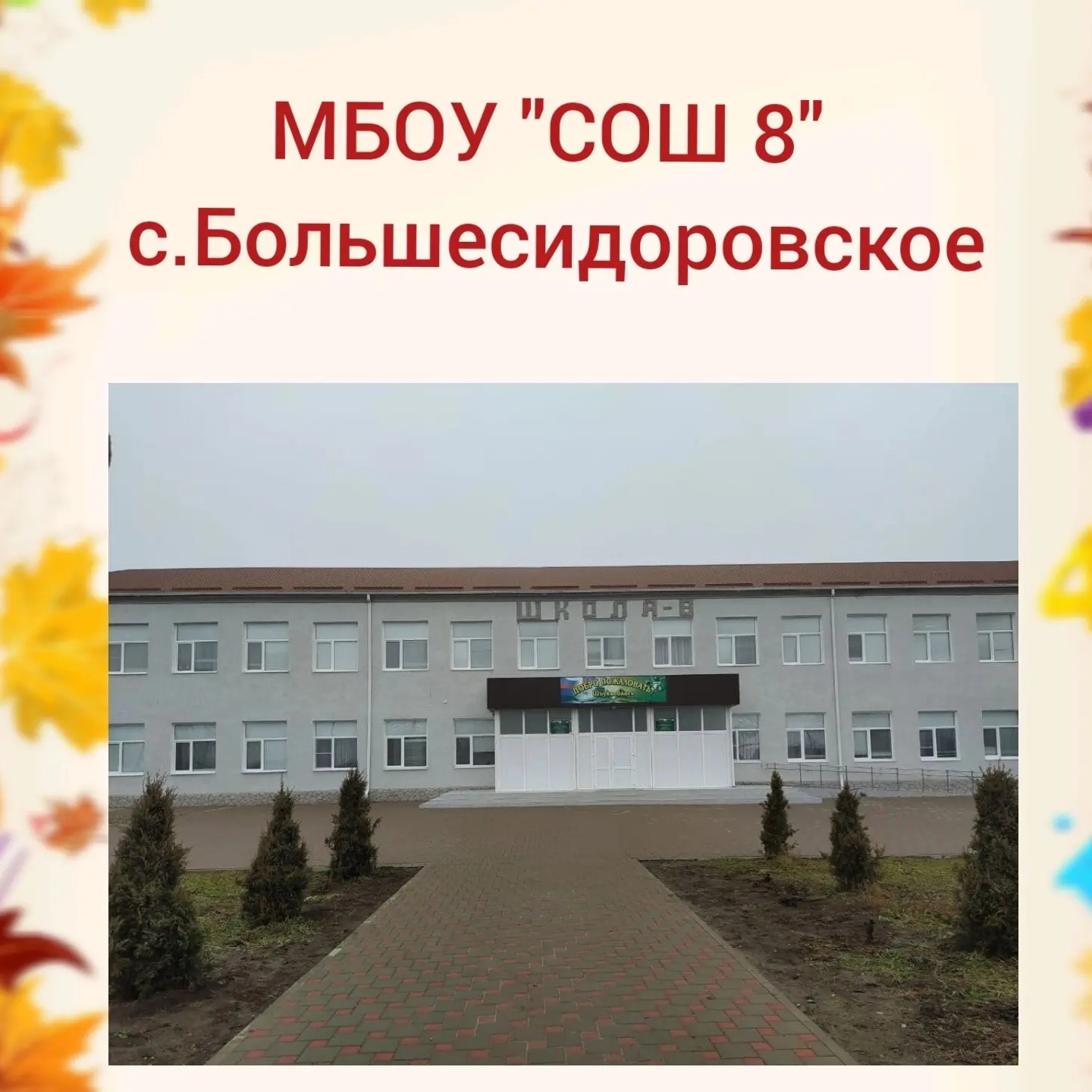 МБОУ "СОШ№8" с.Большесидоровское